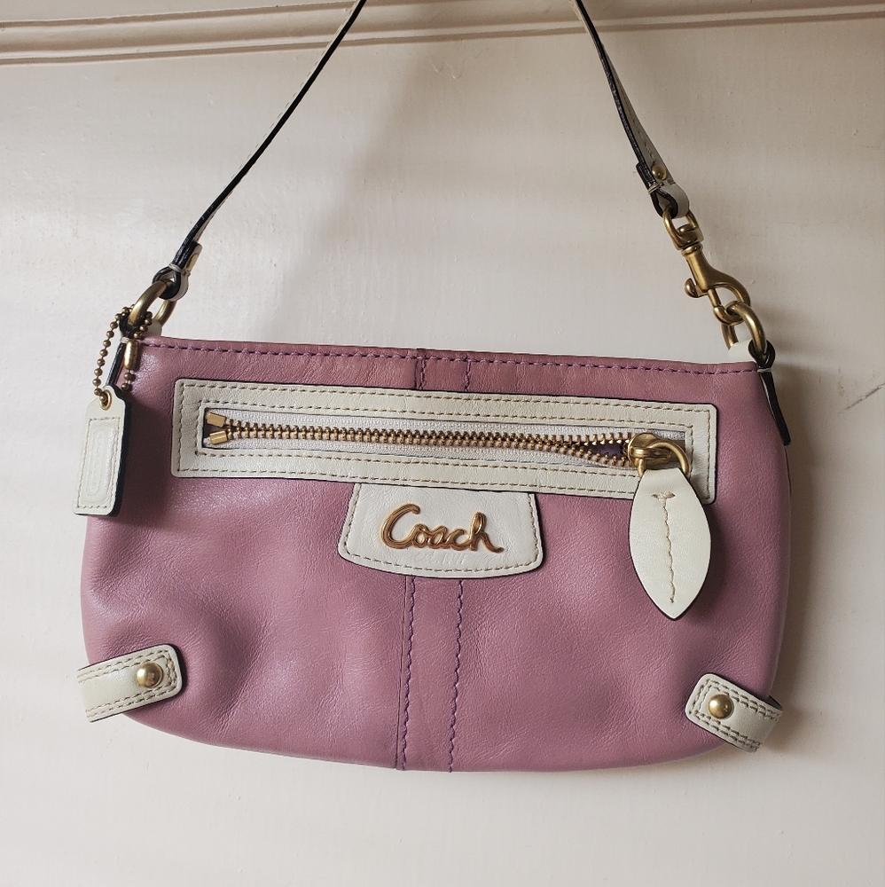 Coach Leather Lilac Mini Bag